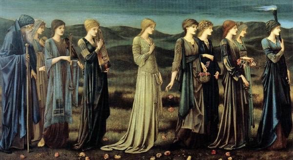 賽姬哀傷的出嫁 The Wedding of Psyche, by Sir Edward Burne-Jones (1895)