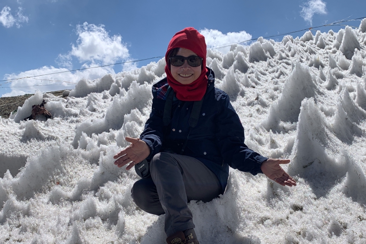 《西藏阿里行.24》在雪的稜線上