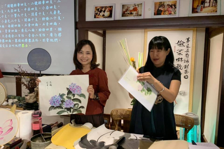 《浮生.84》在運筆染色間,世界靜下來了