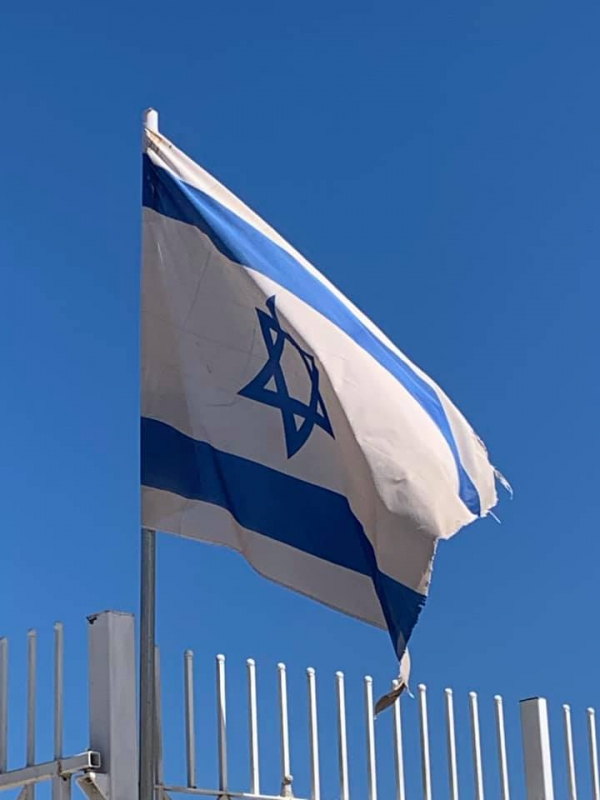 《旅行在以色列與約旦.3》以色列國旗01