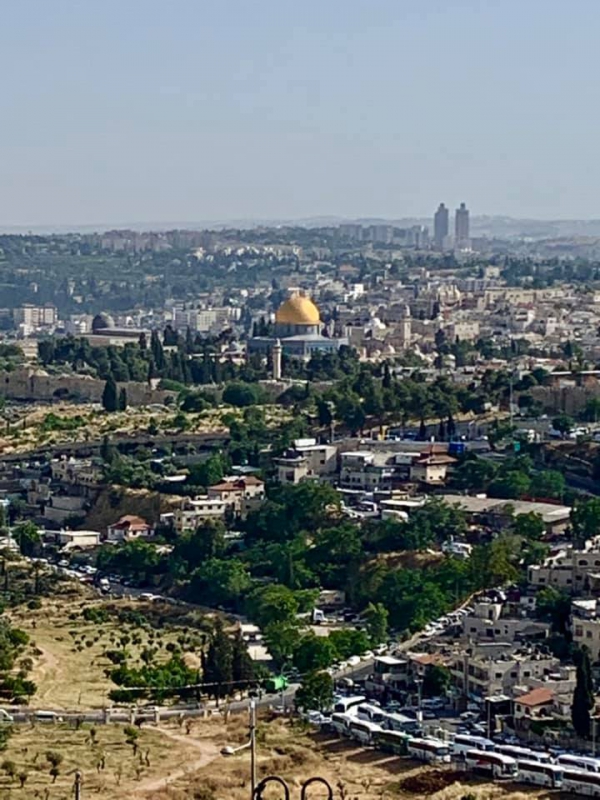 《旅行在以色列與約旦.36》遠望聖城耶路撒冷03