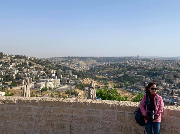 《旅行在以色列與約旦.36》遠望聖城耶路撒冷07