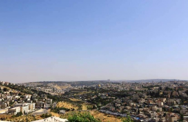 《旅行在以色列與約旦.36》遠望聖城耶路撒冷08