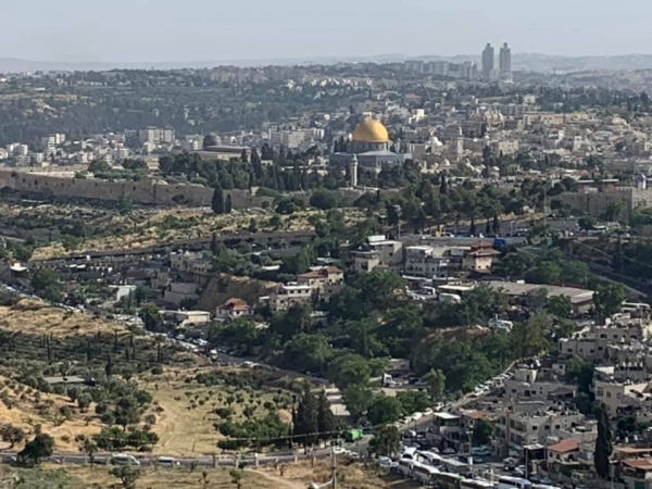 《旅行在以色列與約旦.36》遠望聖城耶路撒冷10