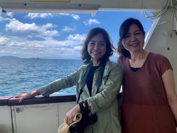 《在旅行中閱讀.14》深綠.竹生島10