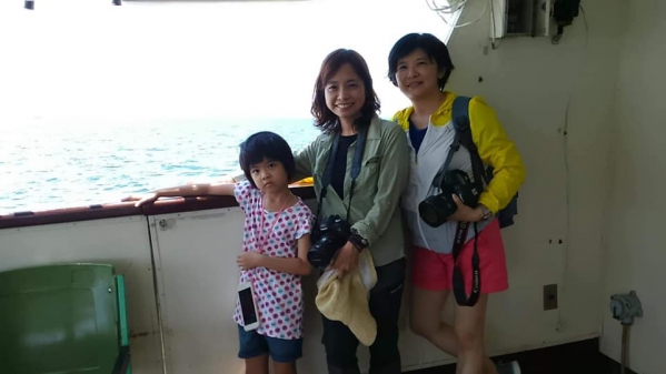 《在旅行中閱讀.14》深綠.竹生島14