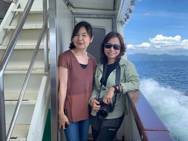 《在旅行中閱讀.14》深綠.竹生島17