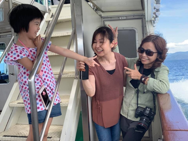 《在旅行中閱讀.14》深綠.竹生島35