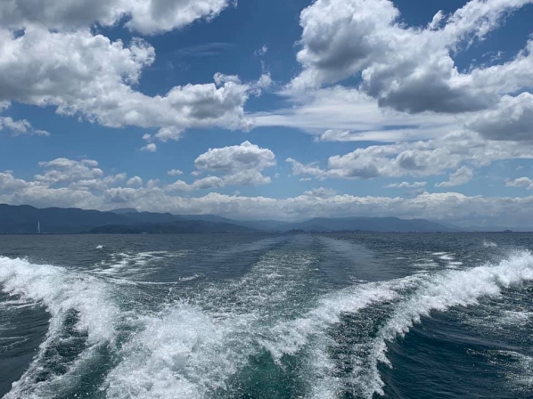 《在旅行中閱讀.14》深綠.竹生島36