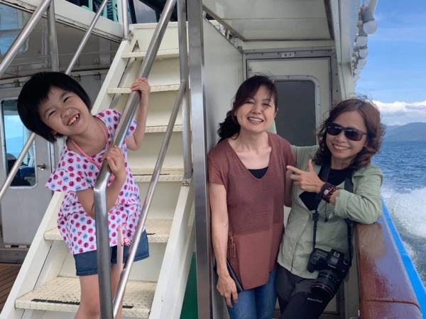 《在旅行中閱讀.14》深綠.竹生島37